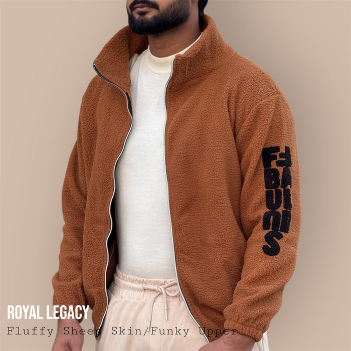 Lambskin wool jacket