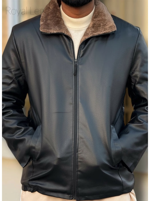 Premium Fur Leather Jacket